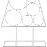  Metalno božićno drvce s okruglim stalkom KUOPIO 60 cm Čelik | shoptok.hr