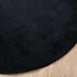  Preproga OVIEDO s kratkimi vlakni črna Ø 200 cm | Shoptok.si