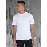 DStreet T-shirt męski z nadrukiem biały Cene