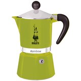 Bialetti Zelena kafetiera Rainbow 3 skodelice | Shoptok.si