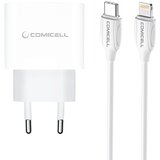 Comicell punjač superior CO-DC56 fast pd 20W 3A type c na lightning/ bela (cert) Cene
