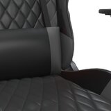  Masažna igraća stolica crno-siva od umjetne kože | shoptok.hr