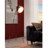 Eglo Chester podna lampa E27, 149,5 cm, crna/bakrena, 49386 | shoptok.hr
