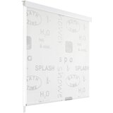vidaXL Rolo zastor za tuš 80 x 240 cm s raznim natpisima Cijene