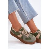 Boto Women's Platform Sneakers Green Dovina | shoptok.hr