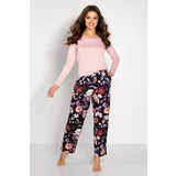 Momenti Per Me Chance Pink-Navy Pajamas