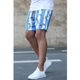 Madmext Beach Banana Blue Shorts 2376-2376