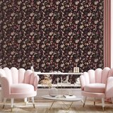  Tapeta - Fragrant flowers and herbs - plum 49x1000 | shoptok.hr