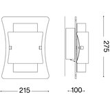 Ideal Lux zidna svetiljka triplo 1xE27/60W/230V, sa prozirnim staklom | Eponuda.com
