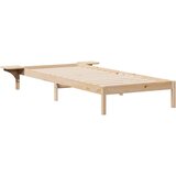  Okvir za krevet s bočnim stolovima Prirodna 90 x 210 cm | shoptok.hr