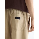 Pull&Bear Chino hlače svijetlosmeđa / crna | shoptok.hr