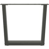  Noge blagovaonskog stola V-oblika 2 kom antracit 50x(42-43 3)cm | shoptok.hr