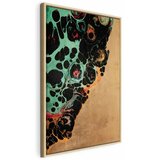  Slika - Composition of Micro Shapes (1-part) - Abstract Forms of Colors 40x60 U prirodnom drvenom okviru | shoptok.hr
