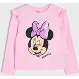 Sinsay Pamučna majica kratkih rukava s apliciranim šljokicama Minnie Mouse | shoptok.hr