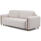 ELTAP Bež/krem sklopiva/s prostorom za odlaganje sofa od bouclé tkanine 244 cm Arcadova – | shoptok.hr