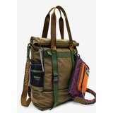 Desigual Ruksak kaki / tamno ljubičasta / mandarina / crna | shoptok.hr