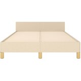  Okvir kreveta bez madraca krem 120x190 cm od tkanine | shoptok.hr