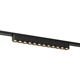 QAZQA Moderna črna stropna svetilka za tirni sistem 1-fazni 12W 3000K - Magnetic Puntua cene