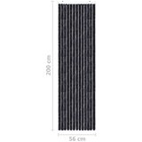 vidaXL Zastor protiv insekata antracit 56 x 200 cm šenil | shoptok.hr