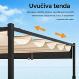 Venturo Prestige 3x3m Bež Pergola Slike