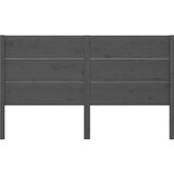  Vzglavna sivo 126x4x100 cm trdna borovina, (20646850) | Shoptok.si