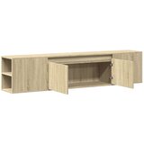 vidaXL Zidni TV ormarić LED boja hrasta sonome 180x31x39,5 cm | shoptok.hr