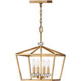 Quintiesse Hinkley Stinson Viseča stropna svetilka Lanterns Distressed Brass, (22098495) | Shoptok.si