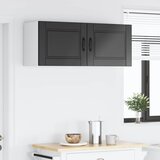  Ormar za Zid 2 pcs Crna 50 x 31 x 40 cm Konstruirano drvo | shoptok.hr