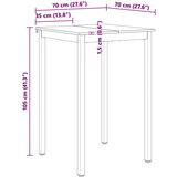  Stol za bar Prirodna 110 x 55 x 105 cm Čvrsto borovo drvo | shoptok.hr