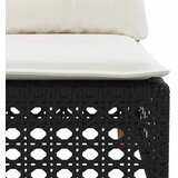  7-dijelni set vrtnih sofa od poliratana s jastucima crni Crna 63.5 x 63.5 x 62 cm | Shoptok.si