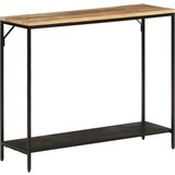  Konzolni stol 90x30x75 cm grubo masivno drvo manga i željezo | shoptok.hr