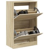  The Living Store Omarica za čevlje sonoma hrast 60x34x96,5 cm inženirski les - Omarica Za Čevlje, (21485550) Cene