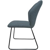 Novel stol, kovina, tekstil siva | Shoptok.si