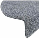  Prostirke za stepenice, samoljepljive, 30 kom, 56x17x3 cm, svijetlo sive, poluokrugle | shoptok.hr
