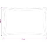  Presvlaka za jastuk 2 kom. HOUTEN Tamnosiva 50 x 75 cm | shoptok.hr