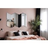 Hanah home rectangular stripe - 5 x 40 cm ( 20 pieces ) - silver silver mirror Cene
