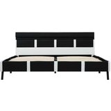  Okvir za krevet od umjetne kože s LED svjetlom crni 140x200 cm | shoptok.hr