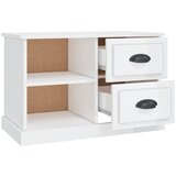 TV ormarić sjajni bijeli 73x35,5x47,5 cm od konstruiranog drva | shoptok.hr