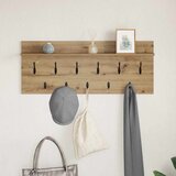  Vješalica za kapute na zidu Umjetnički hrast 100 x 40 x 12 cm | shoptok.hr