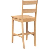  Barske stolice 2 kom. Prirodno puno drvo guma | shoptok.hr
