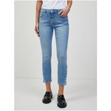 Orsay Light Blue Shortened Skinny Fit Jeans - Women | Shoptok.si
