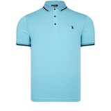 Dewberry T8586 MENS POLO COLLAR T-SHIRT-CYAN Cijene