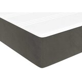  Madrac s oprugama srednje tvrdoće tamnosivi 80 x 210 x 20 cm baršunasti | shoptok.hr