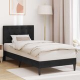  Okvir za krevet s uzglavljem Crna 80 x 200 cm Baršun - Crna 80 x 200 cm | shoptok.hr