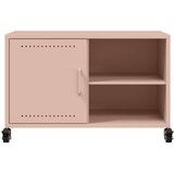vidaXL TV omarica roza 68x39x43,5 cm hladno valjano jeklo | Shoptok.si