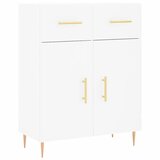 Maison Chic Komoda - Predalnik bela 69,5x34x90 cm inženirski les, (21716495) | Shoptok.si