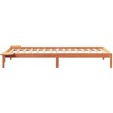  Posteljni okvir s stranskimi omaricami Voskast rjav 80 x 220 cm, (5000084110) | Shoptok.si