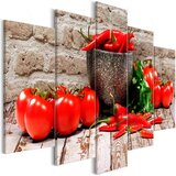  Slika - Red Vegetables (5 Parts) Brick Wide 100x50 Cijene