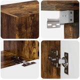  Set TV komoda 4 kom. Dimljeni hrast Konstruirano drvo | shoptok.hr