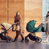 Kinderkraft select otroški voziček 3v1 prime™ 2 dark green + mink™ pro black | Shoptok.si